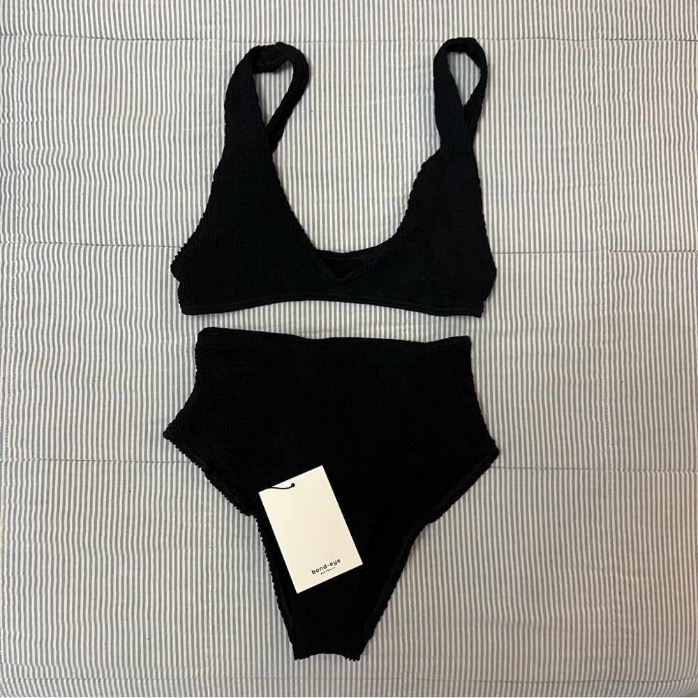 NWT Bond-eye black swimsuit SET